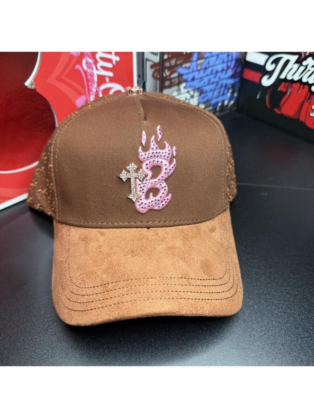 Barbas Hats B Cross Pink Brown Red 31hats Dandy Hats